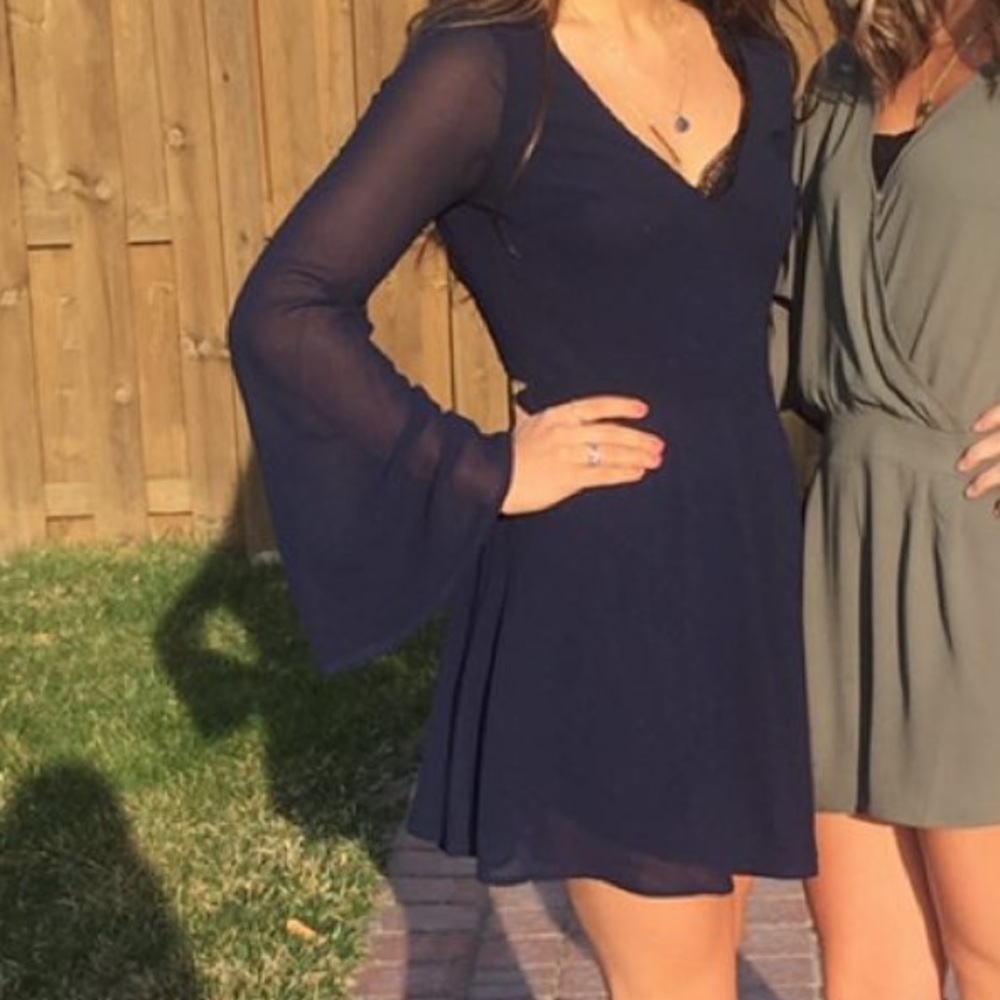 Open back dress
